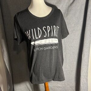 Lagaci Charcoal Wild Spirit Graphic Tee